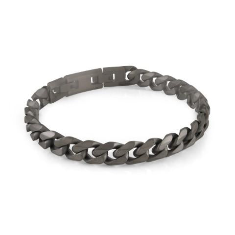 10MM BRUSHED CURB BRACELET