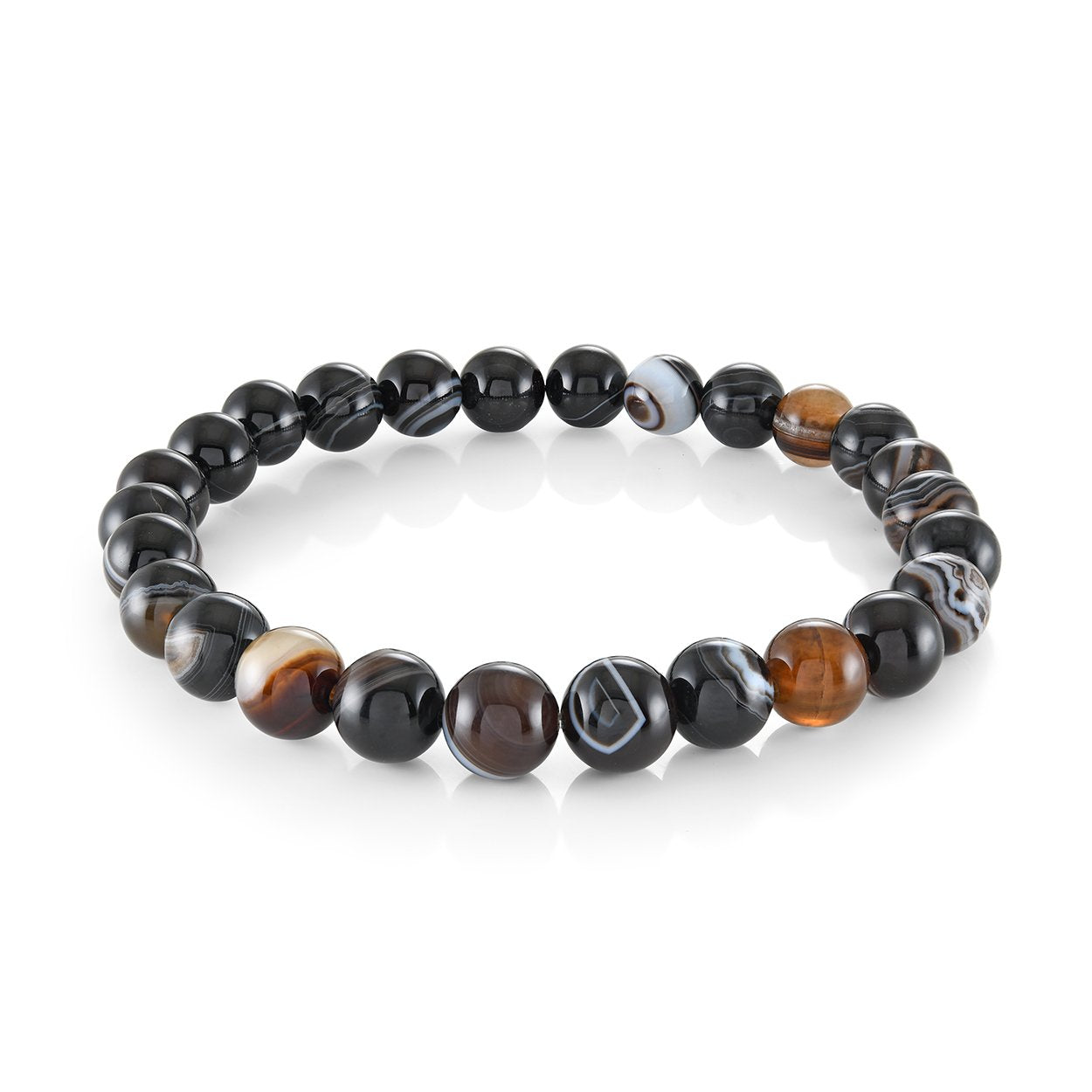 8MM ONYX-EYE BRACELET