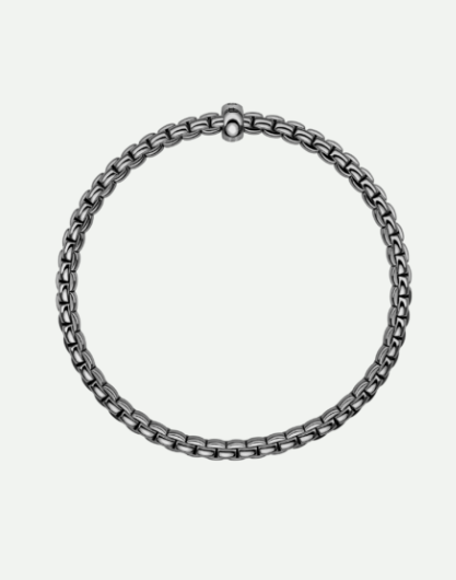Fope 18KT Flex'it Bracelet with Rhodium Finish