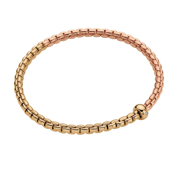 Fope Flex'it Bracelet with Bicolour Mesh
