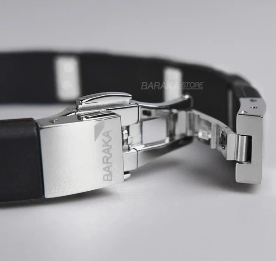 Baraka Carbon Fibre Bracelet with Black Diamonds