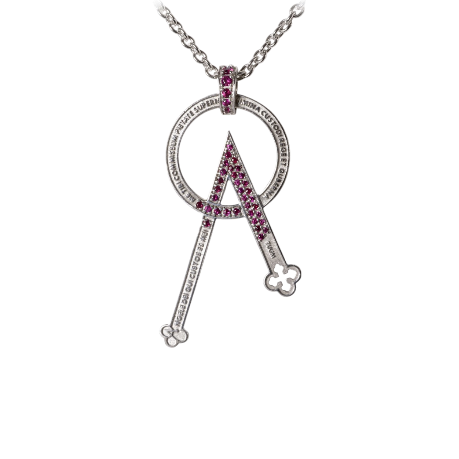 COLLIER ANGELO AVEC RUBIS ROUGES