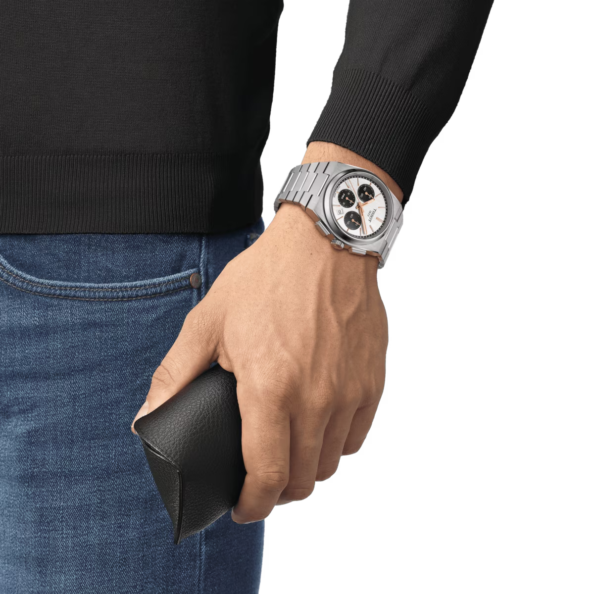 TISSOT PRX AUTOMATIQUE CHRONOGRAPHE BLANC