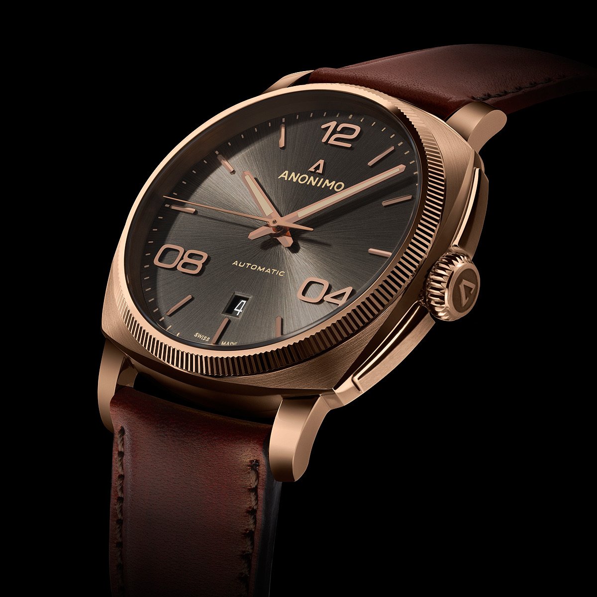 Montre en bronze Anonimo Epurato et cadran de montre en bronze