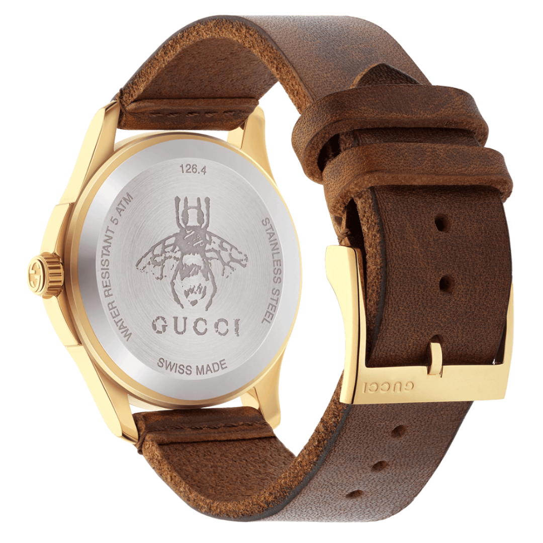 G Timeless gold-plated stainless steel watch