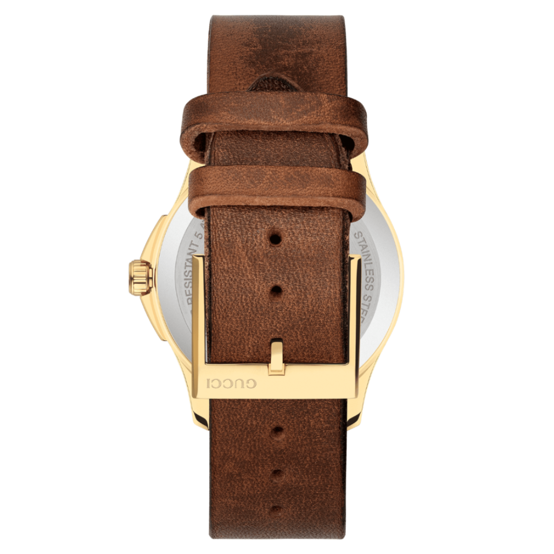 G Timeless gold-plated stainless steel watch