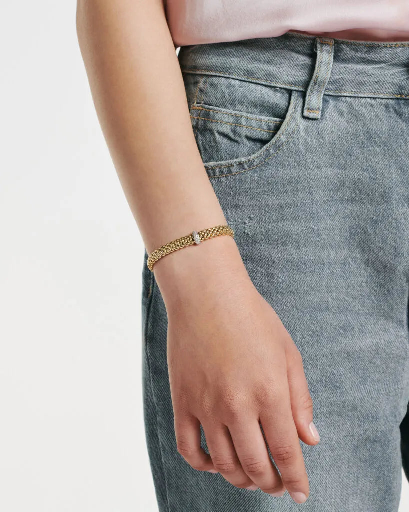 Bracelet Fope Flex'it avec des diamants