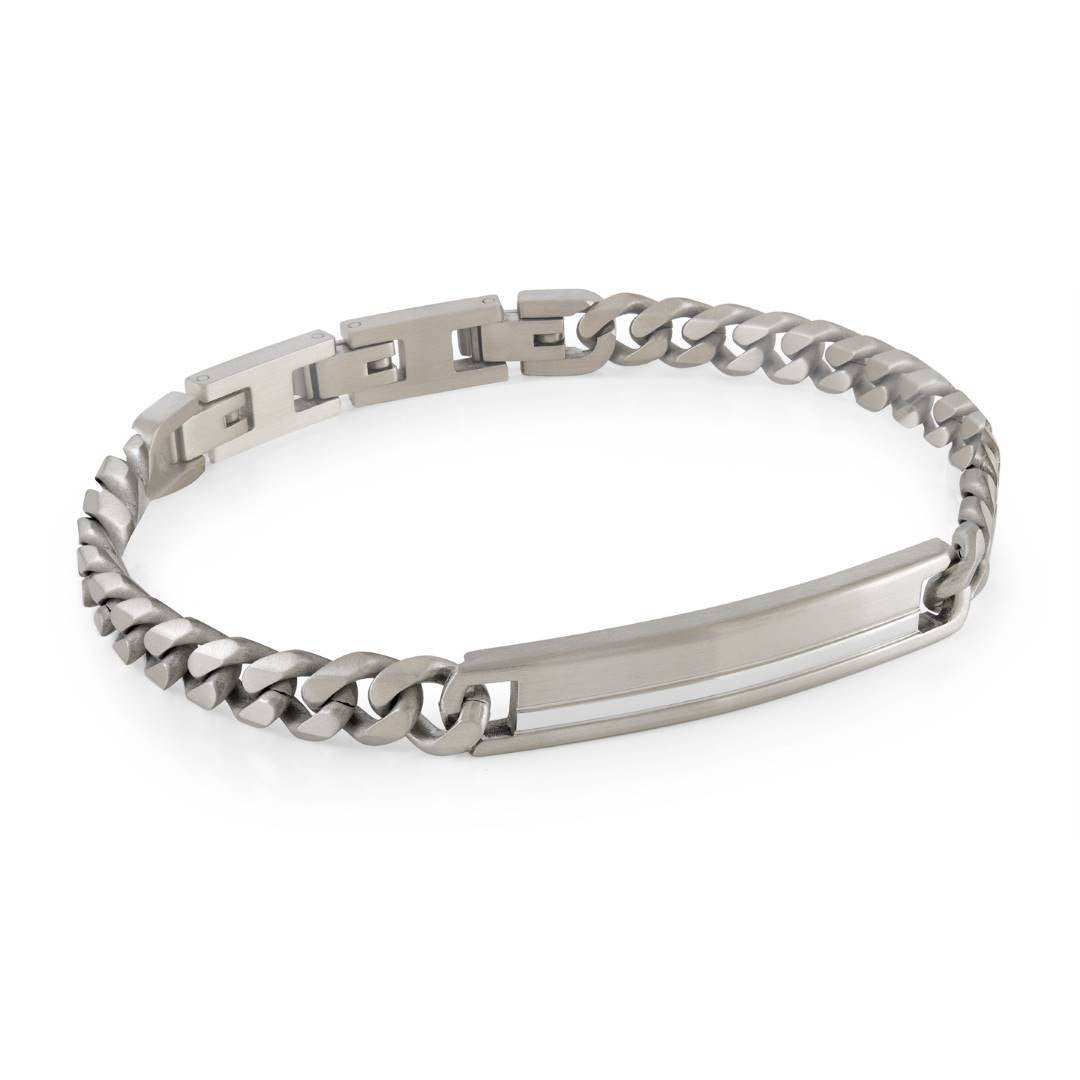 8MM CURB ID BRACELET