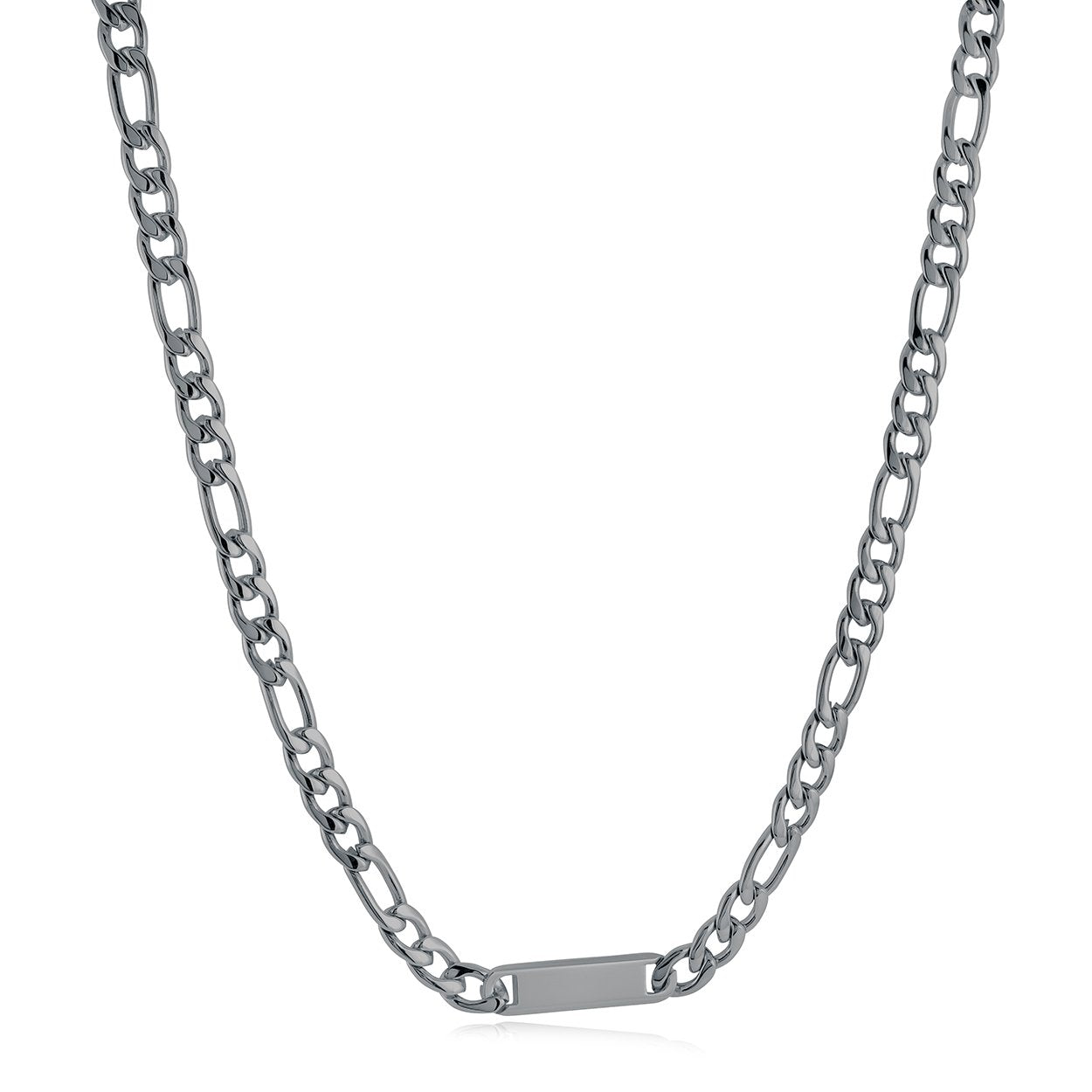 7.5MM ENGRAVABLE FIGARO CHAIN