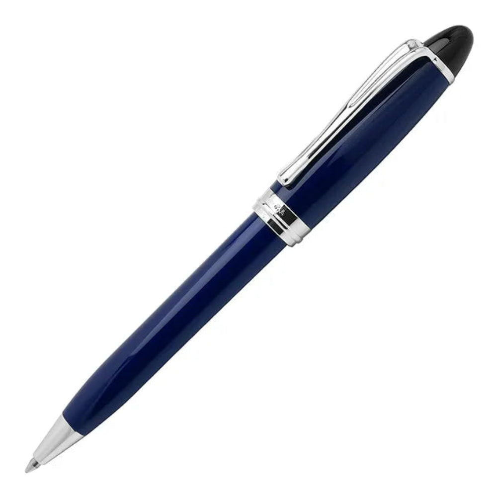 Discover the Aurora Ipsilon Pen. Ballpoint pen, with blue resin cap and barrel.