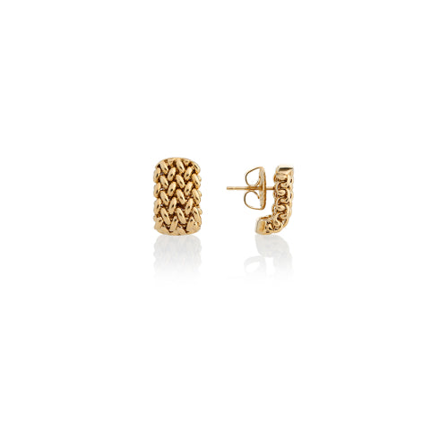 Discover the Caprices Chicco Earrings. Gold-plated silver stud earrings, Chicco collection.