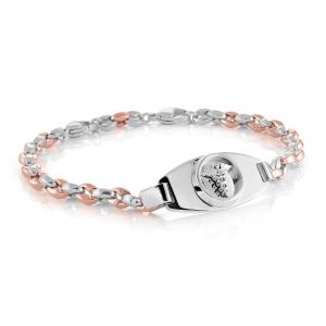 4.5MM OVAL LINK MEDIC ALERT BRACELET