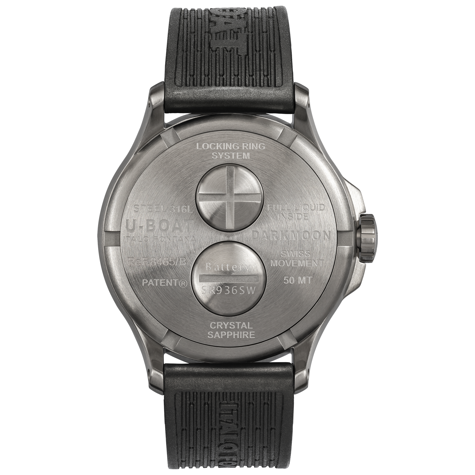 DARKMOON 44MM RED GLASS SS