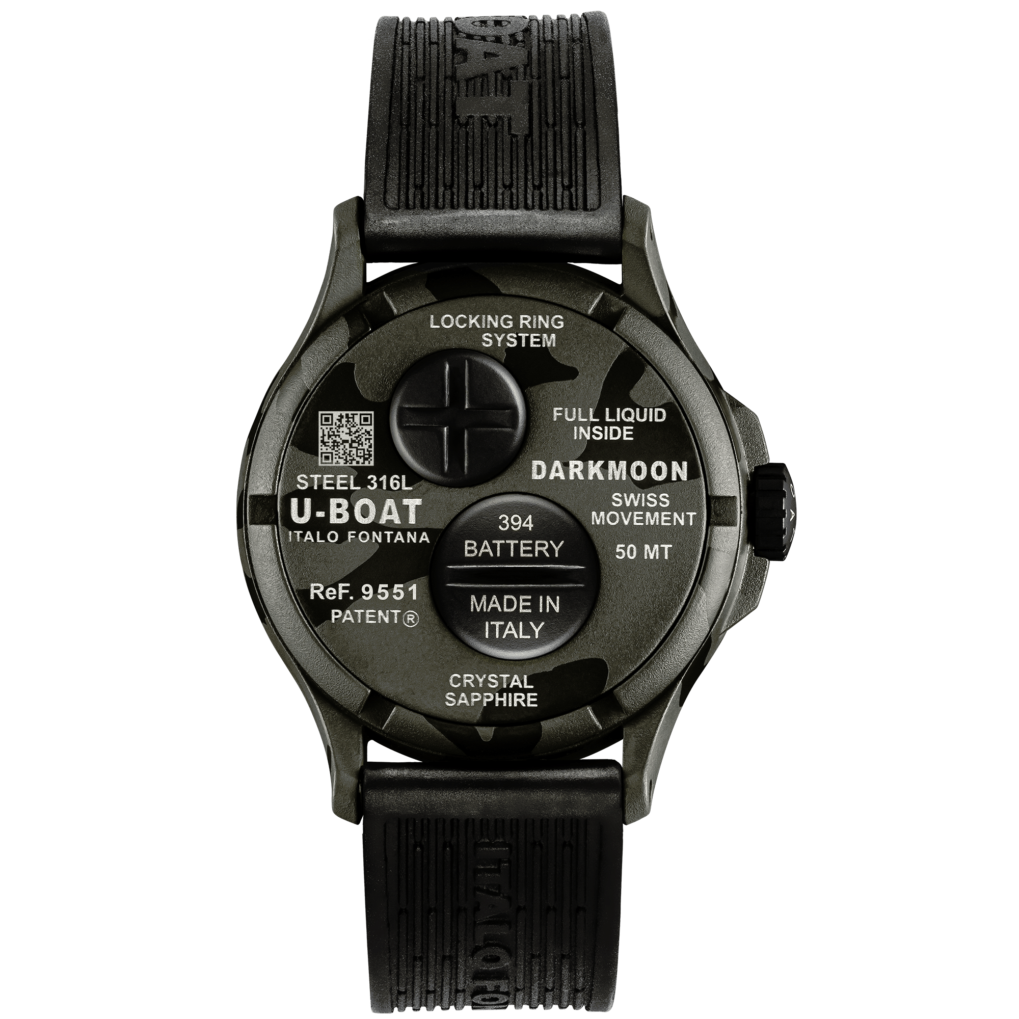 DARKMOON 40 MM BK GREY CURVED CAMOUFLAGE