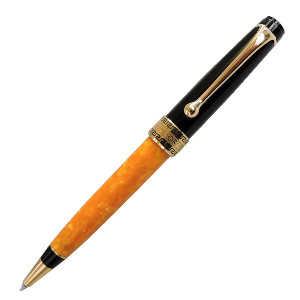 Discover the Aurora Optima O'Sole Mio Pen. Elevate your everyday writing with the Optima O'Sole Mio, a striking ballpoint that merges sophistication with bold style.
