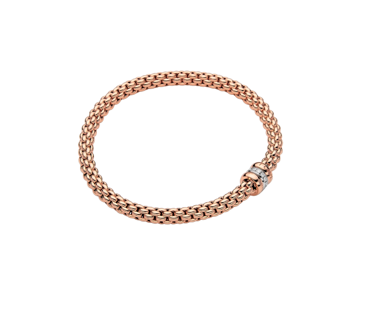 Fope Flex'it Bracelet Solo Collection in 18KT Rose Gold