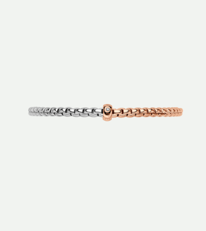 Fope Flex'it 18KT Bracelet with Bicolour Mesh