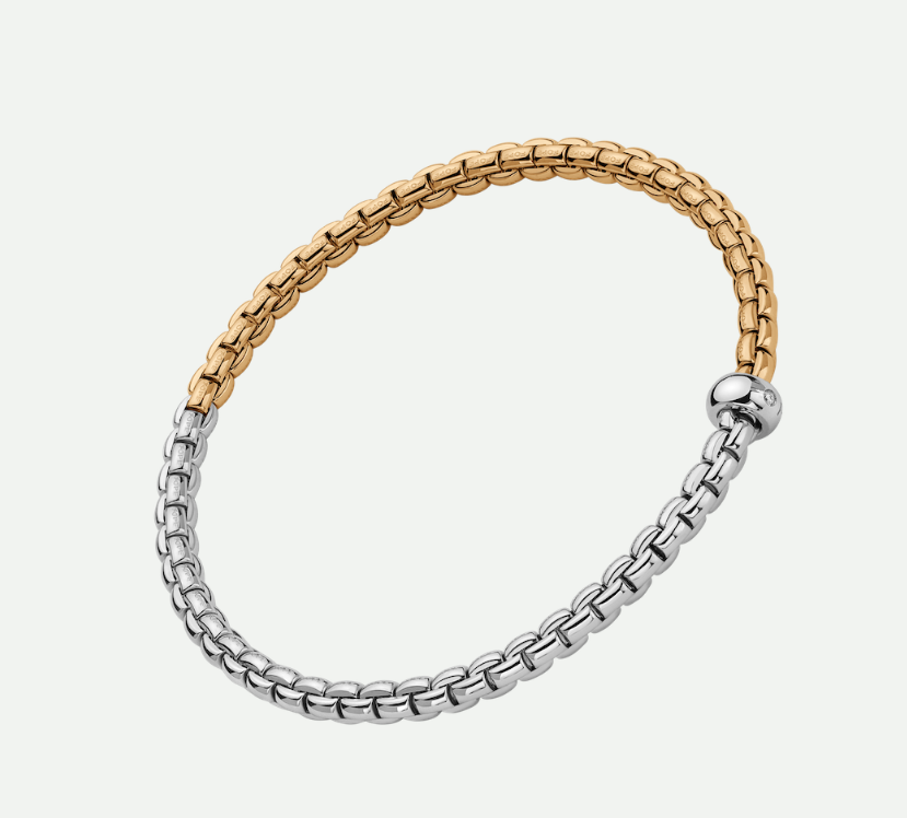 Fope Flex'it Bracelet with Bicolour Mesh