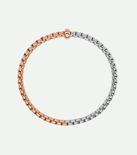 Fope Flex'it 18KT Bracelet with Bicolour Mesh