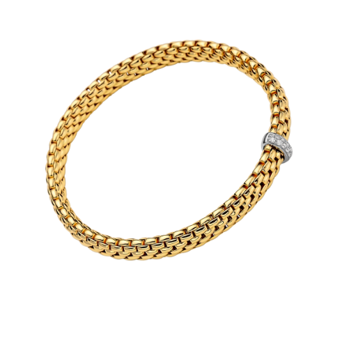 Fope Flex`It Bracelet with Diamonds