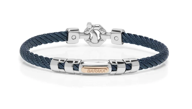 Baraka Stainless Steel with 18KT Rose Gold