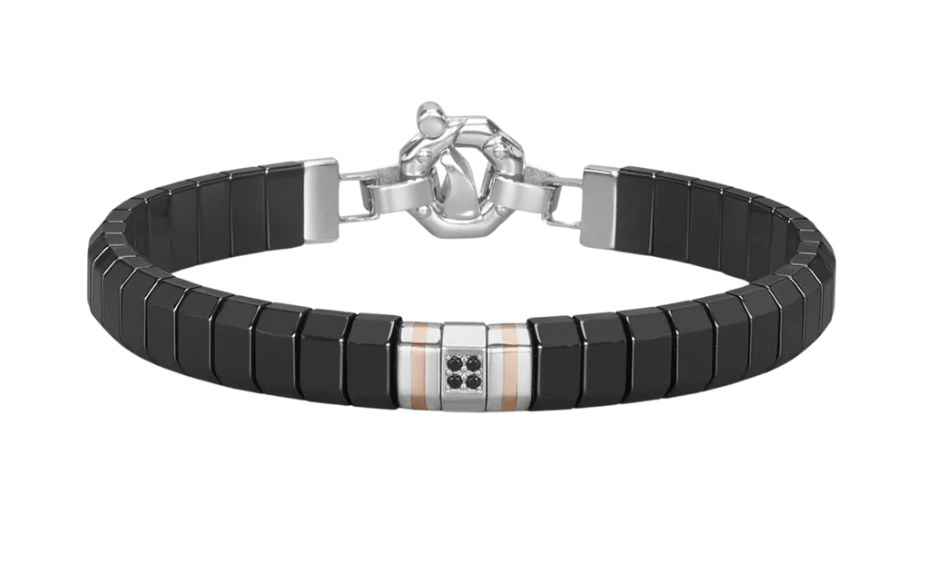 Baraka Ceramic and Stainless Steel Bracelet