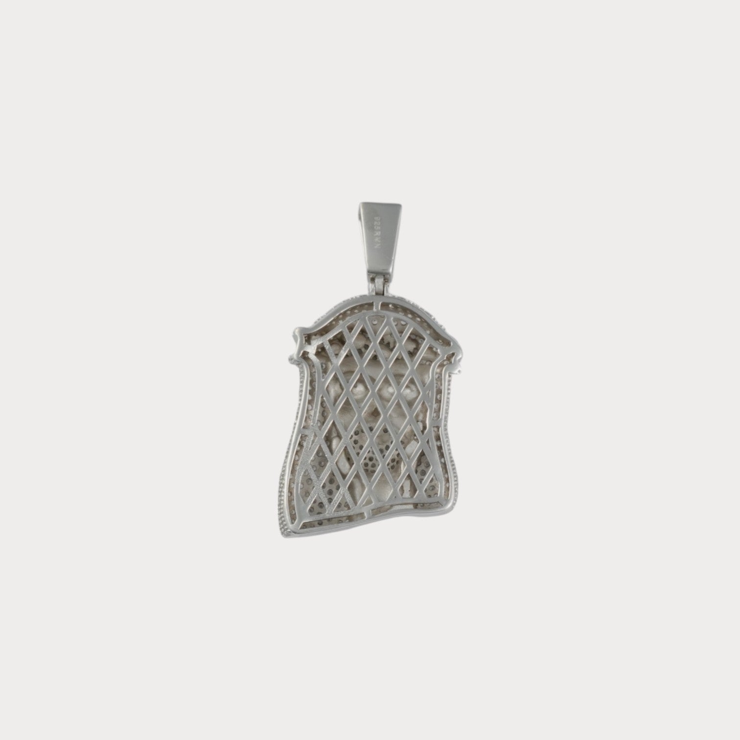 Pièce de Jésus en argent sterling 925 et moissanite