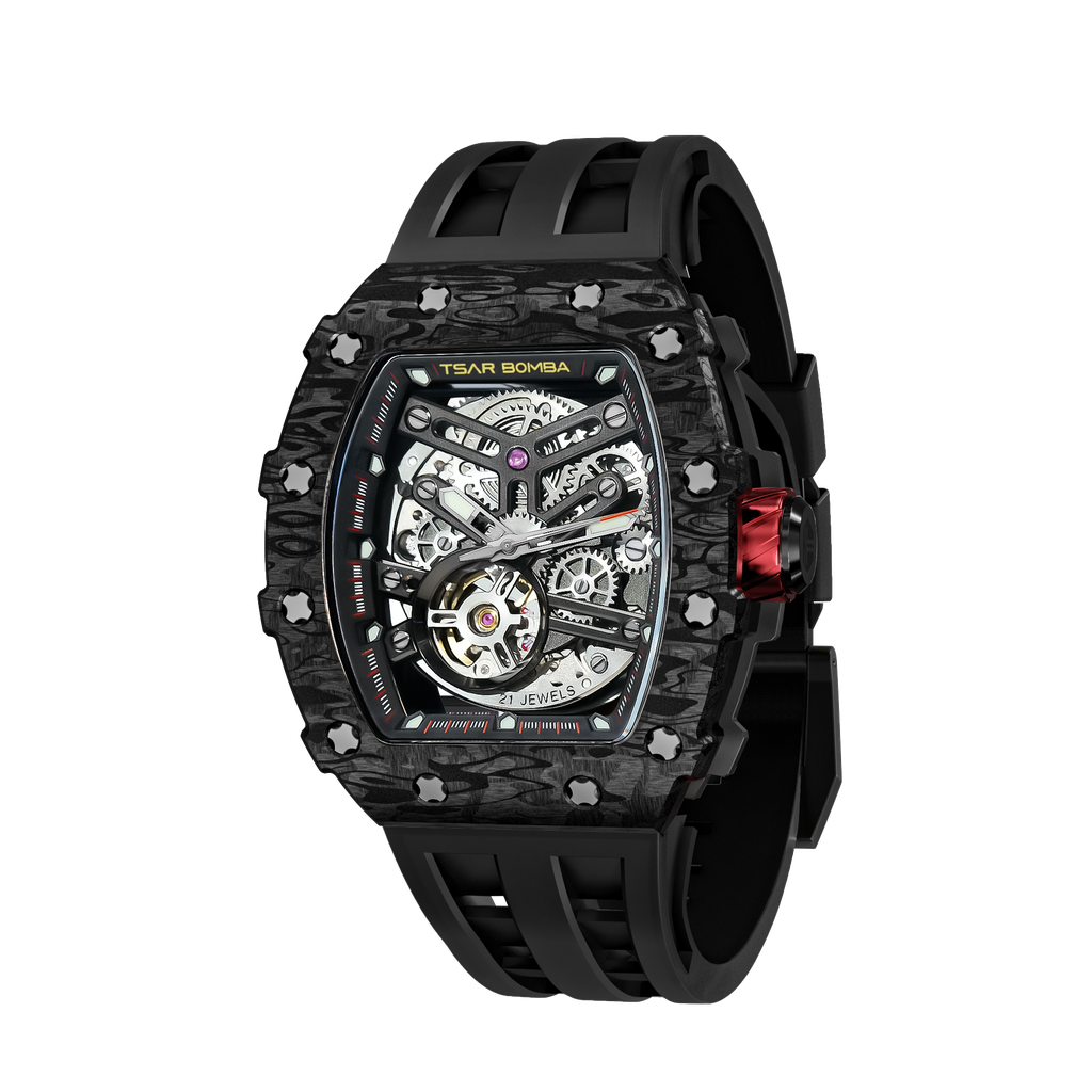 Elemental-Carbon Fiber Automatic Watch