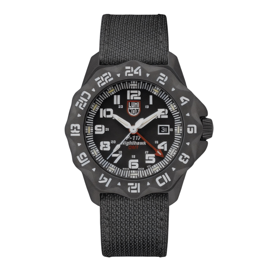 Discover the Luminox Canada F-117 Nighthawk 6441 Swiss Watch. USAF pilots flying the F-117 Nighthawk Stealth jets approached Luminox to make watches for them.