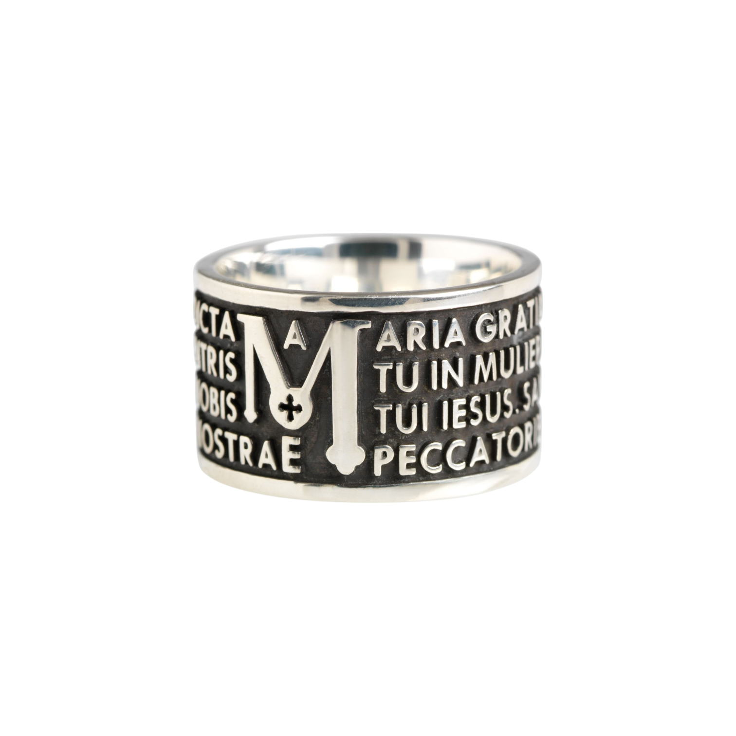 RING TUAM BURNISHED SILVER