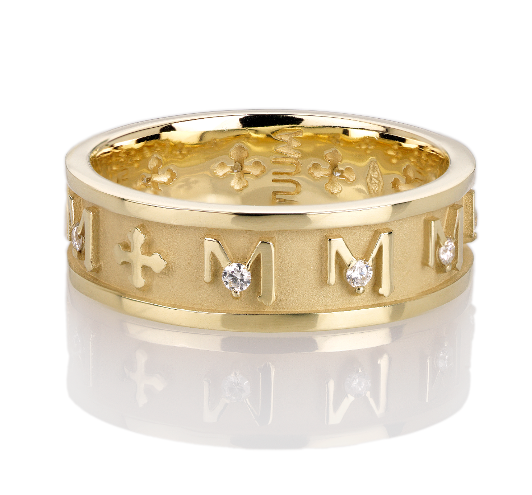 DECEM YELLOW GOLD 9KT WITH DIAMONDS