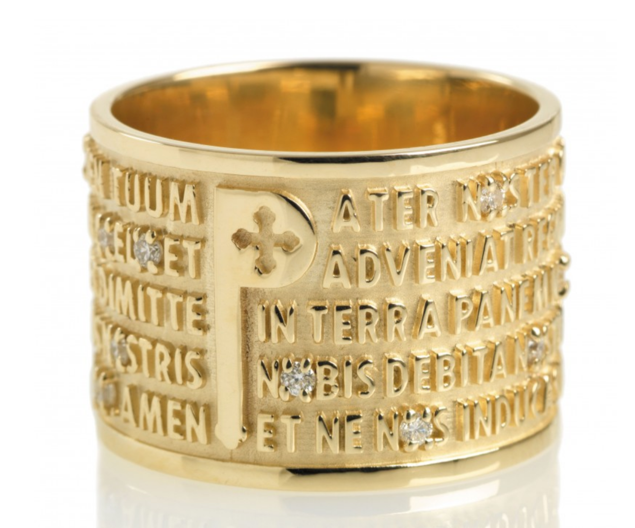 RING ORIGINE YELLOW GOLD 18KT WITH DIAMONDS