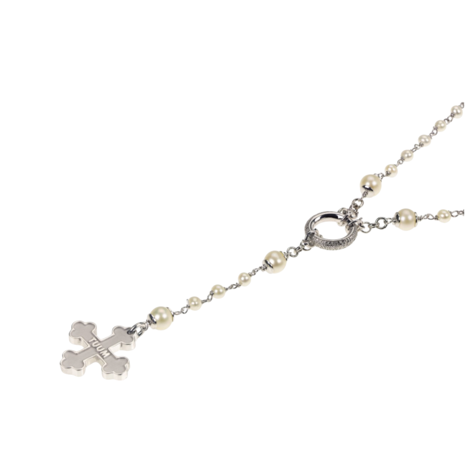 ROSARIO FLORE AVEC PERLES