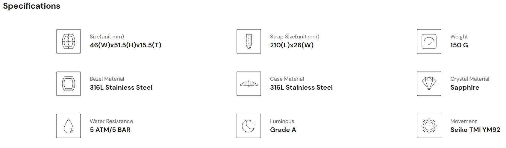 Elemental-Quartz Watch