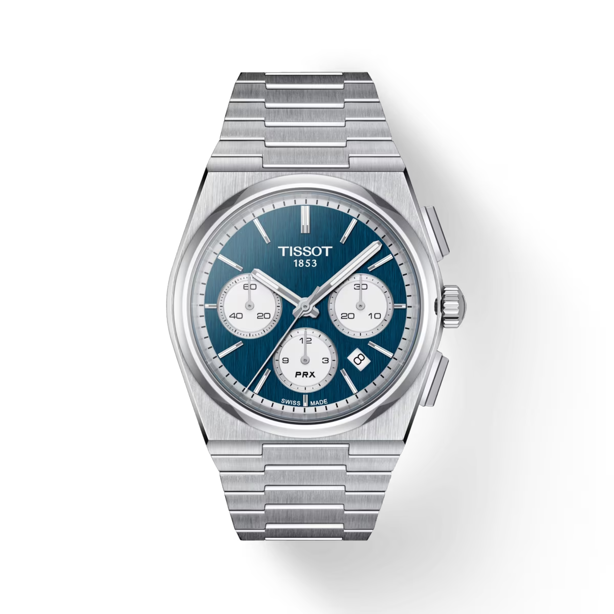 TISSOT PRX AUTOMATIQUE CHRONOGRAPHE BLEU