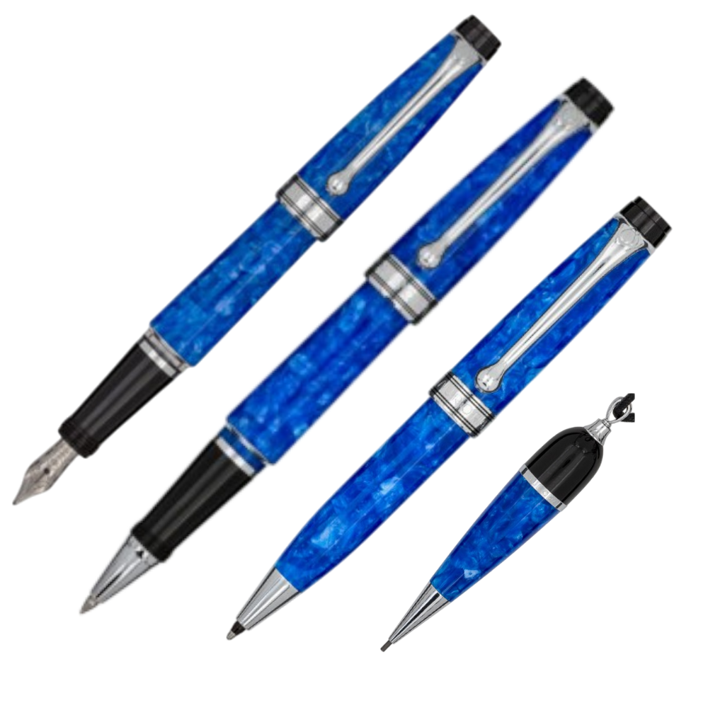 Discover the Aurora Acqua Aurea Minima Pen. Discover the versatility of the Acqua Aurea Minima, a comprehensive writing instrument collection designed for every creative pursuit.