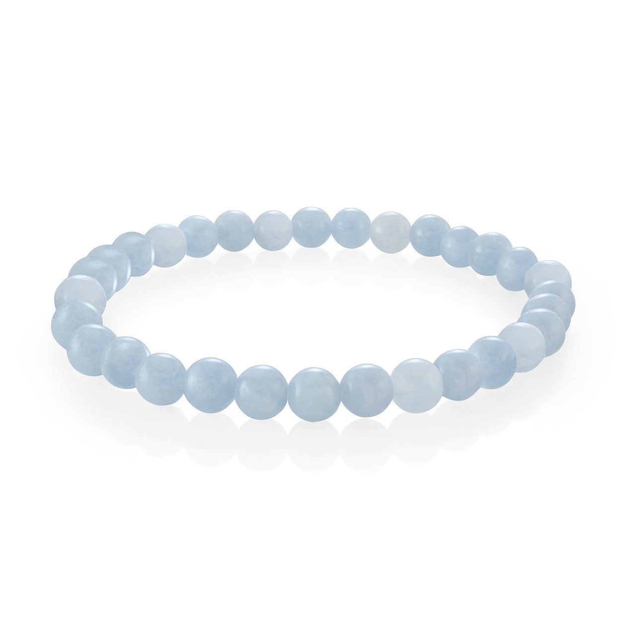 6MM BLUE-AGATE BRACELET