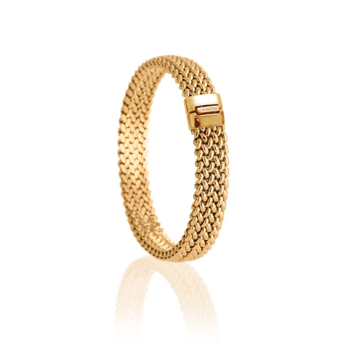Discover the Unoaerre Chicco Bracelet Ladies Bracelets. Gold-plated silver bracelet, Chicco collection.