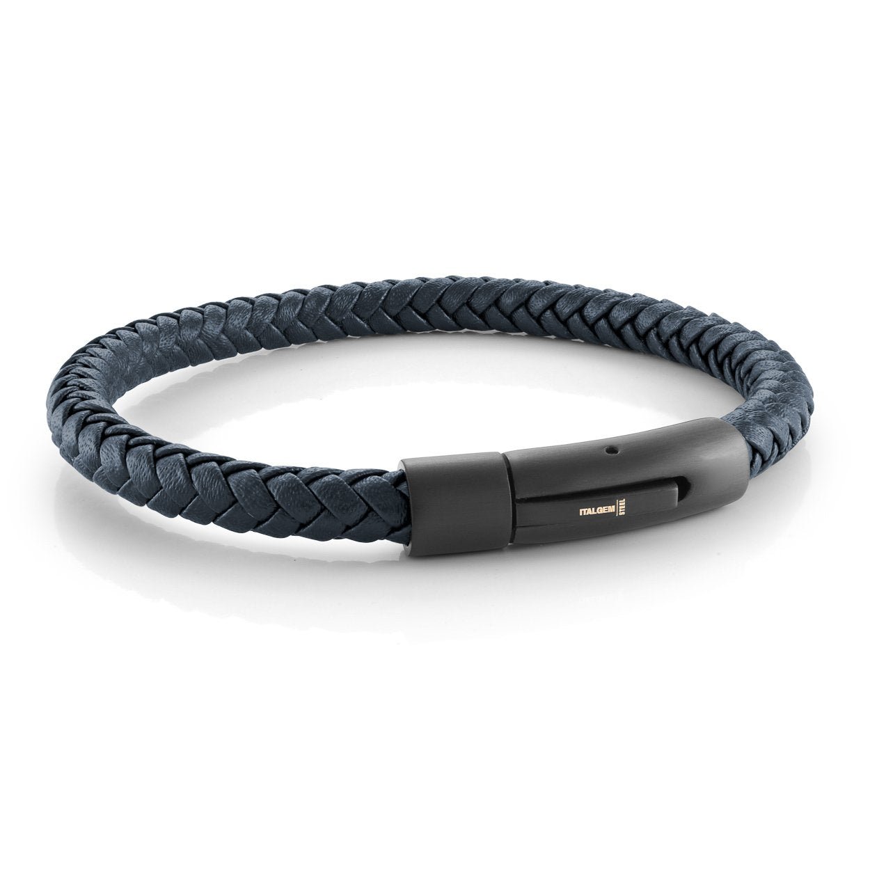 Product display profile of the Italgem 6Mm Leather Bracelet (View Angle 19).