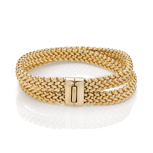 Discover the Unoaerre silver bracelet Ladies Bracelets. Silver bracelet Chicco with double cross band and box clasp.